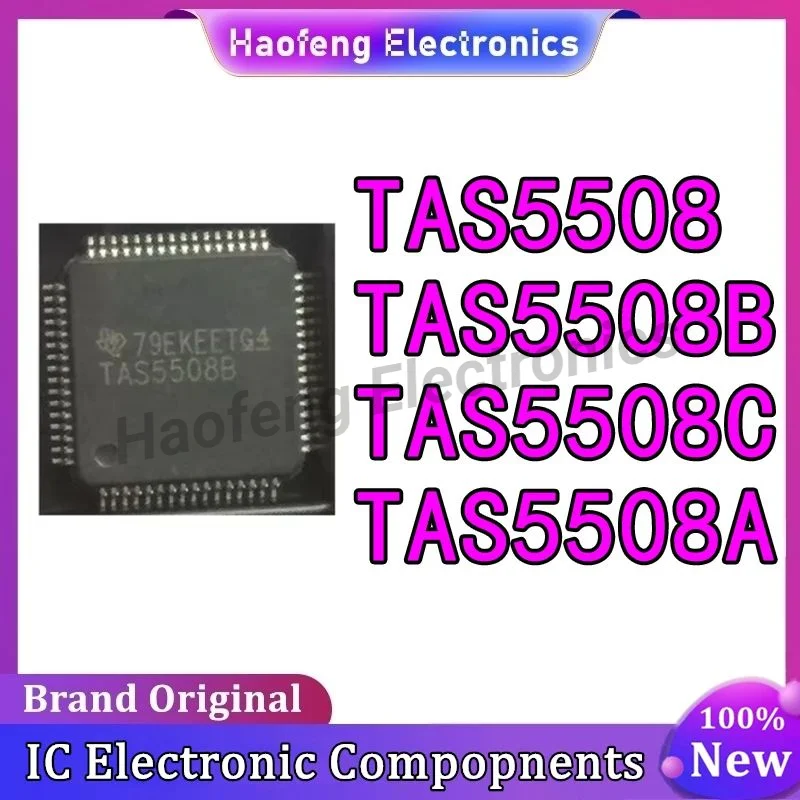 5PCS TAS5508 TAS5508PAGR TAS5508BPAGR TAS5508B TAS5508APAGR TAS5508A TAS5508CPAGR TAS5508C QFP-64 Chipset New Original in stock