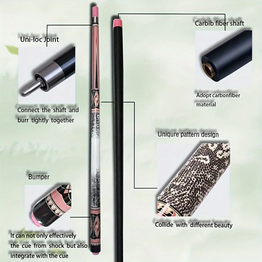 عصا حمام سباحة احترافية من ألياف الكربون مقاس 13 مم مع وصلة من الفولاذ المقاوم للصدأ - تتضمن غطاء حماية مشترك