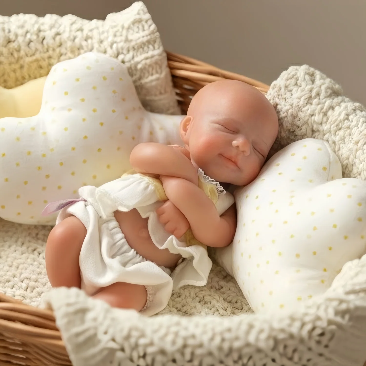 AnjoDoll 8 بوصة/20 سنتيمتر سيليكون تولد من جديد دمية باسكال بيبي نابض بالحياة رسمت الجلد قابل للغسل دمية الوليد ، لعبة تحصيل هدية للأطفال #1