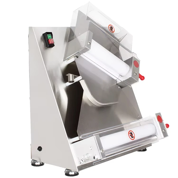 Top Pizza Dough Presser Tabletop Dough Sheeter for Pizza Electric Pizza Dough Roller