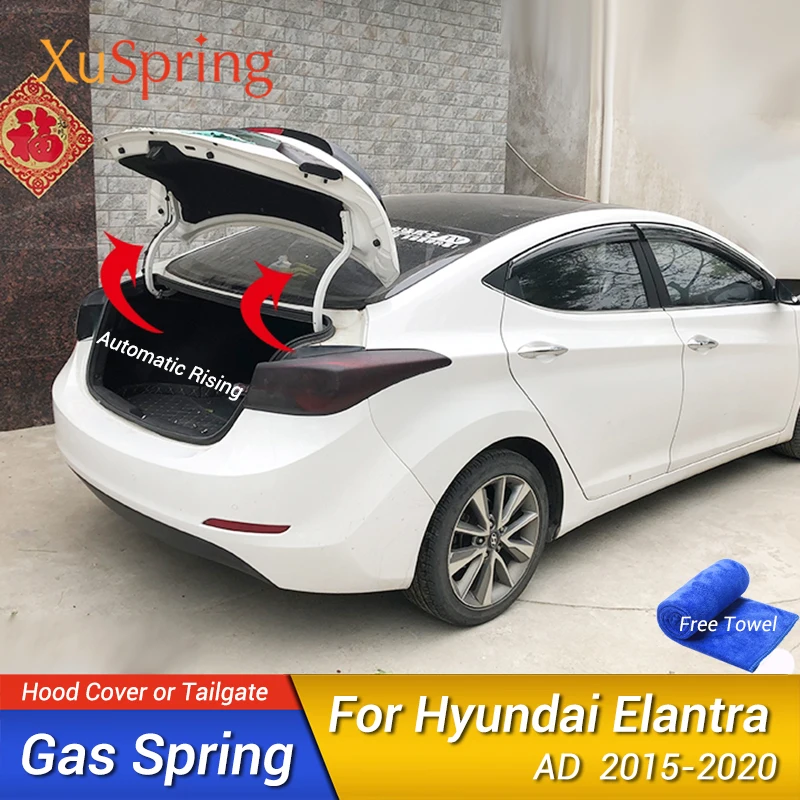 

for Hyundai Super Elantra Avante AD 2015-2019 Car Rear Tailgate Shock Strut Bars Lifter Kit Hydraulic Gas Spring Rod Styling