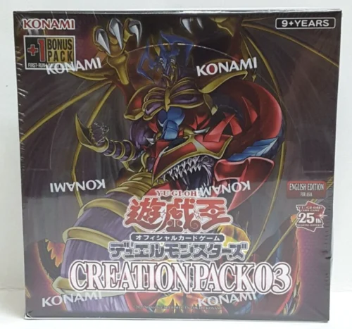 Yugioh Master Duel OCG Monsters Creation Pack 03 Asian English Edition CR03 Collection Booster Box sigillato