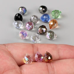 New Water Drop Crystal Beads 8x10mm AB Austrian Rhinestone Faceted Loose Spacer Glass Bead For Jewelry Making Handmade Supplies