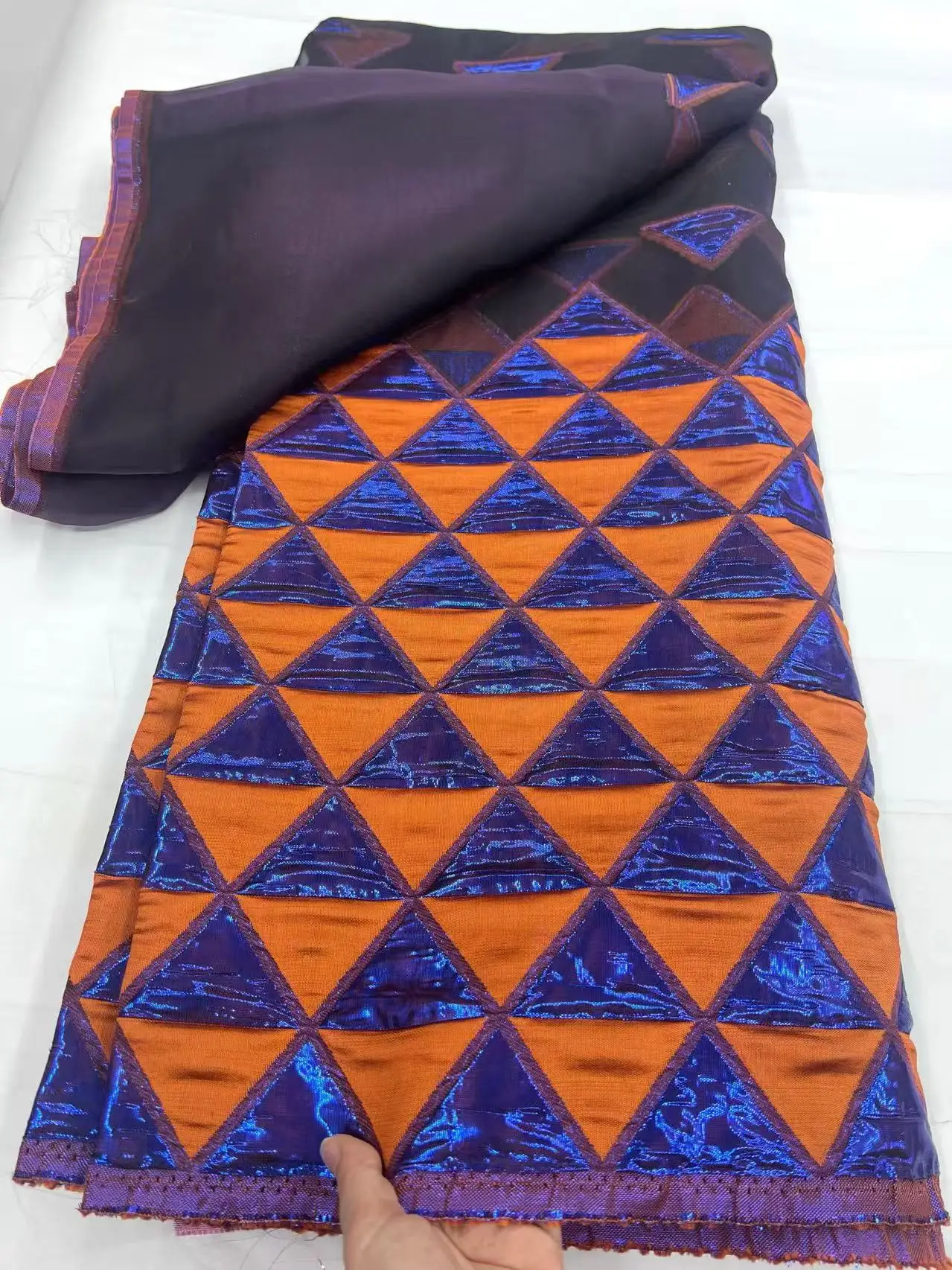 Tessuto di pizzo jacquard francese 2025 Tessuto di pizzo broccato africano di alta qualità Pizzo nigeriano per abiti da sposa da donna di lusso