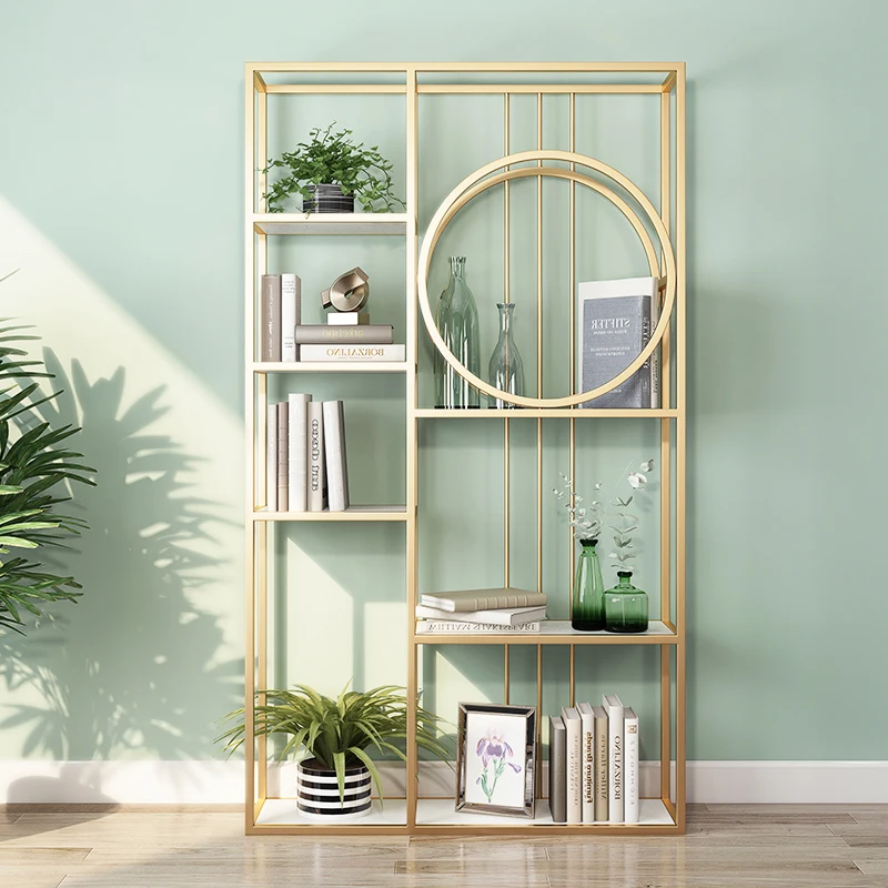 Modern Shelves Metal Shelf Book Nordic Rack Living Room Bookcases Children Library Libreria Estanteria Minimalist Furniture