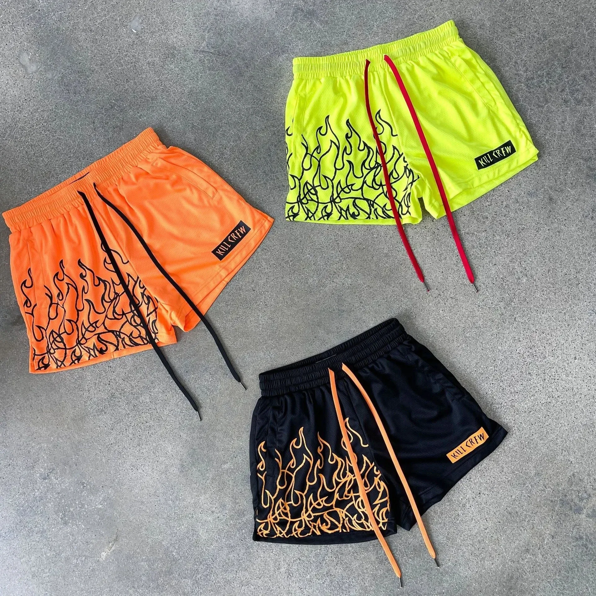 2024 Summer American Shorts Men\'s Three Points But Knee Sports shorts College Boys Everything on Breathable Quick Dry Shorts