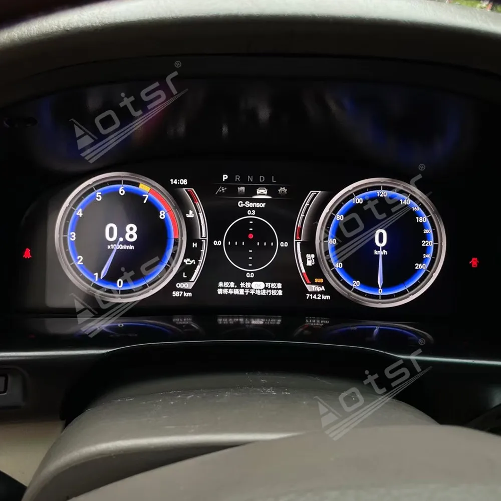 12.3 inch Digital Cluster For Toyota LC100 LX470 LCD instrument panel 2002-2007 High Compatibility Plug and Play Car Dashboard