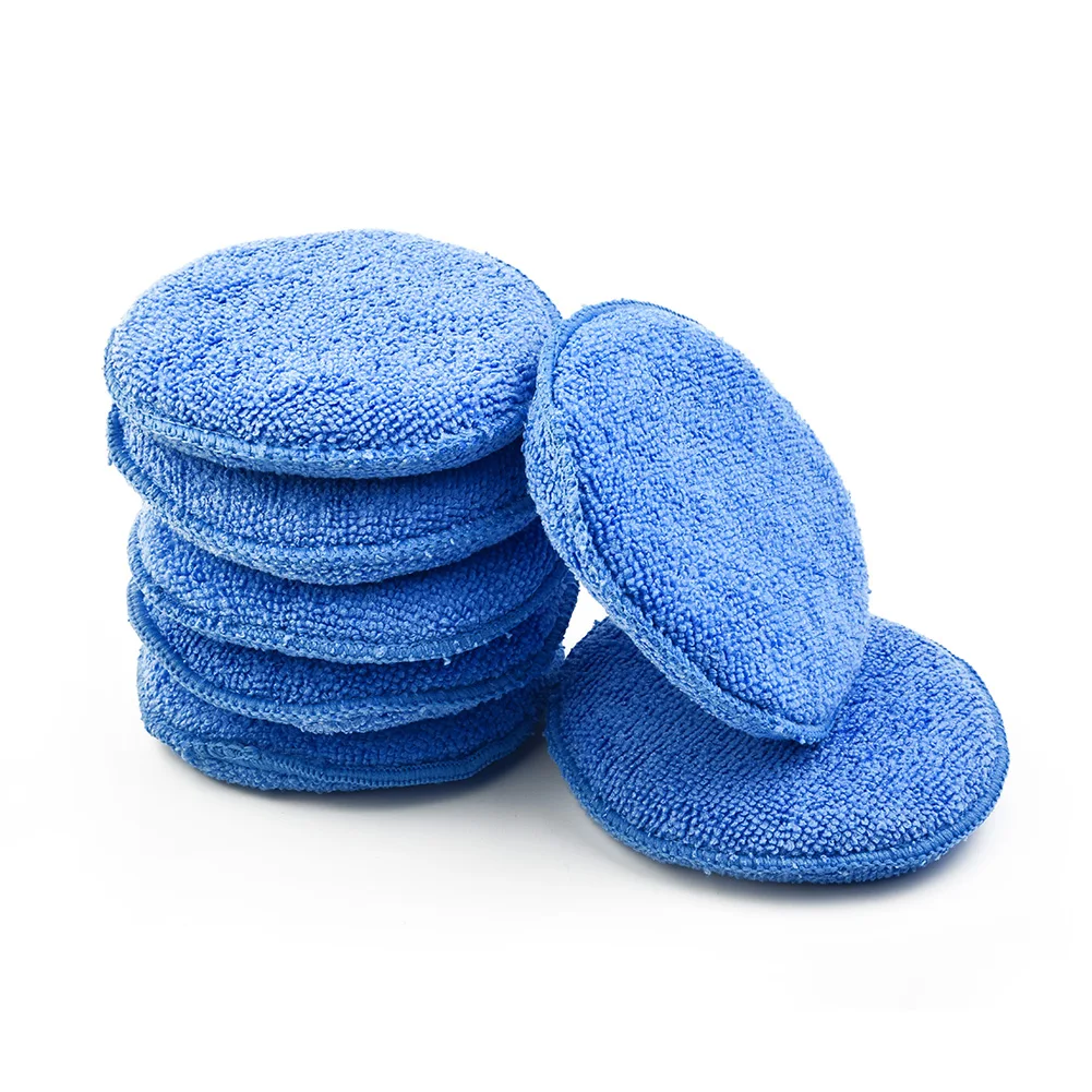 Applicator Pad Sponge Waxing Portable Removing Wax Clean Tool Washable 24PCS Applicator High Density Microfiber