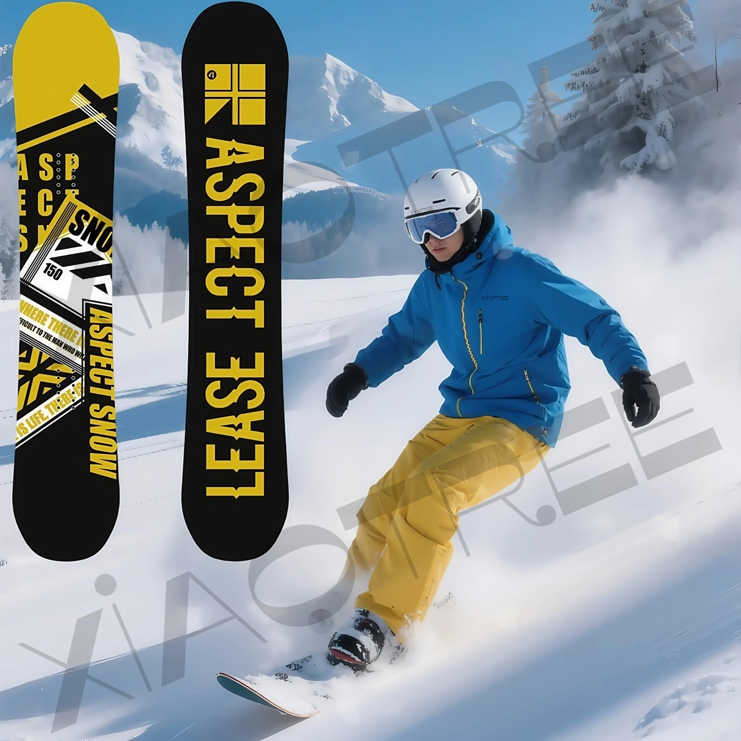 XIAOTREE All Regional Adult Snowboarding Basic all-around snowboard Equipment Professional Carved Skateboard Ski Equipment