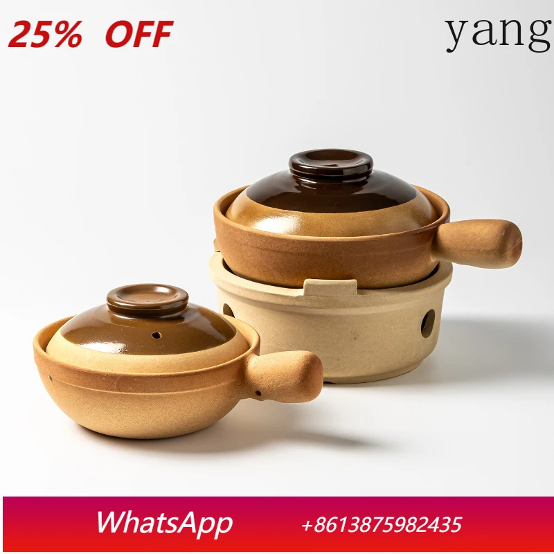 

LMM home soup pot seafood porridge pot Cantonese claypot casserole high temperature resistance