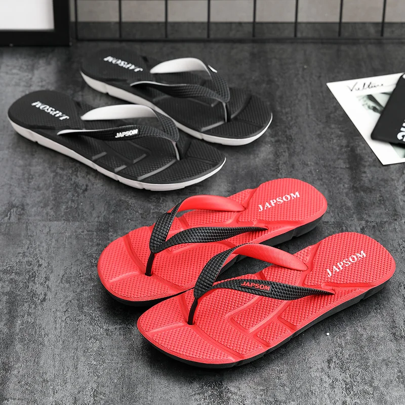 Hot Concise Couple's Flip Flops Men's Outdoor Beach Shoes Women's Fashion Slippers Men's Soft Sandals Big Size 45 46 4748 4950