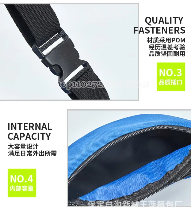 Dandys World Waist Bag Oxford Waterproof Waist Packet Men Women Mobile Phone Package Multifunctional Cycling Shoulder Bags Gift