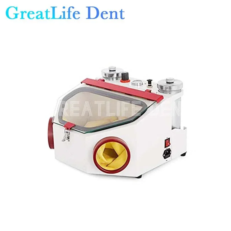 GreatLife Dent Twin Double Pen Dental Air Prophy Polisher Sandblasting Machine Dental Lab Equipment Dental Sandblasting Machine