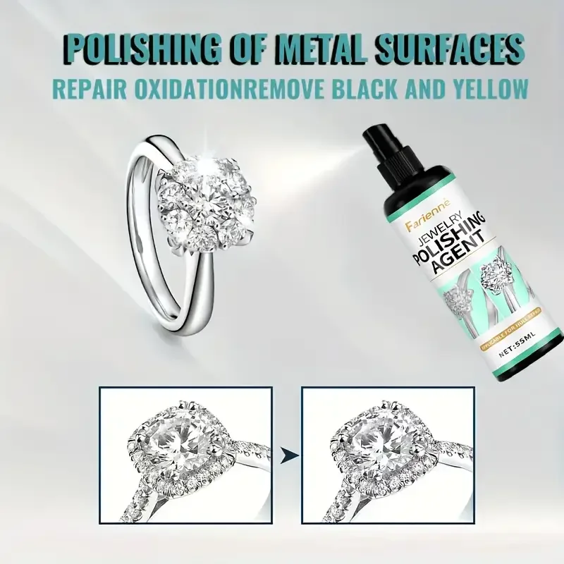 Лак для ювелирных изделий - новейший спрей для лака для ювелирных изделий Быстро удаляет окисление Восстанавливает блеск Повышает блеск Нежный, но эффективный