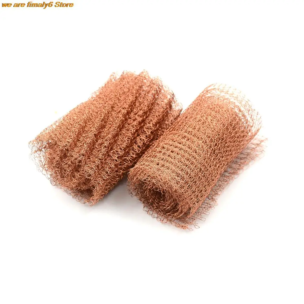 Malla de cobre corrugado para destilación de reflujo Moonshine Brewing Control de Plagas Longitud: 1 metros/2 metros 100mm de ancho