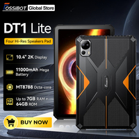 Fossibot [DT1 Lite] Rugged Tablet 11000mAh Battery 10.4'' 2K-Large Screen  4GB RAM 64GB ROM Android 13 Four Hi-Res Speakers Pad