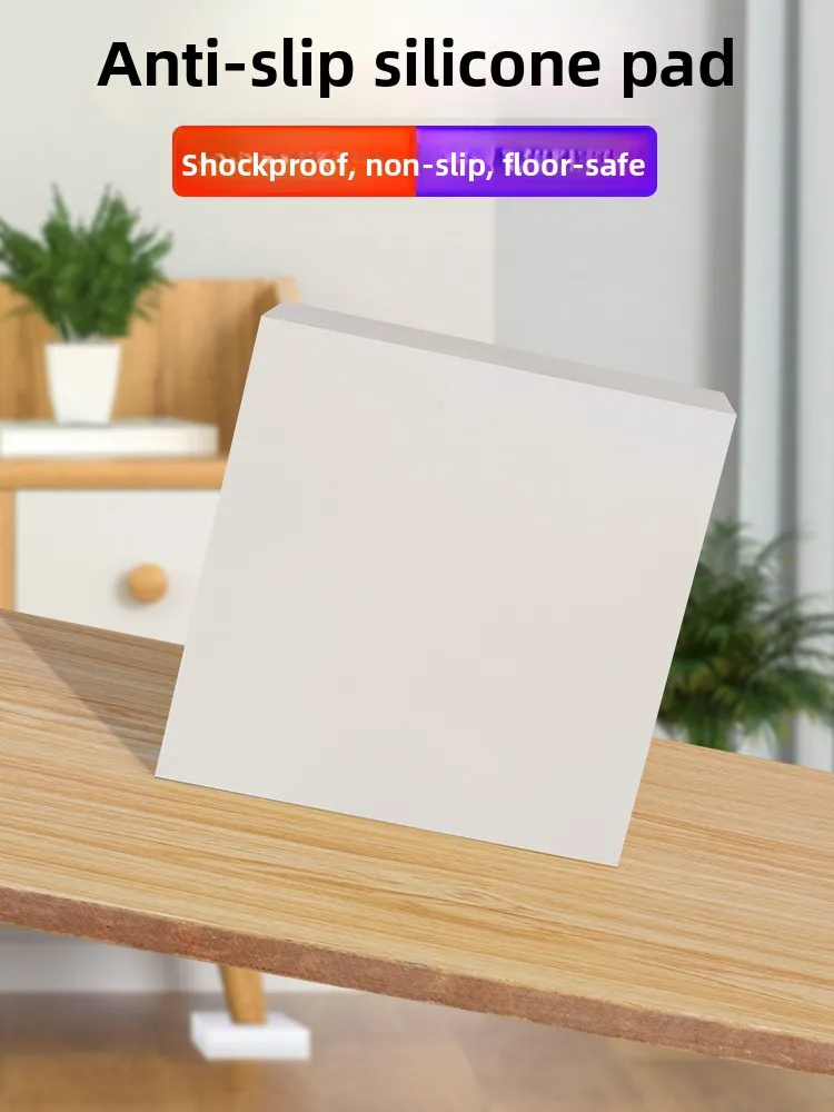Silicone Table Leg Pads High Base Bed Foot Riser Pad Table Leg Brick Pads Coffee Table Corner Pad Blocks Home Organizer view 4