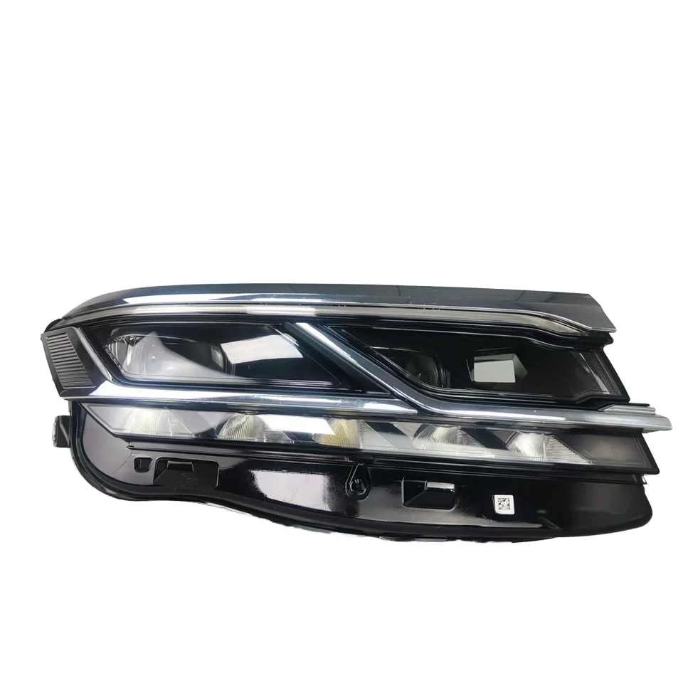 12V LED Headlight Assembly, Super Bright 6000K White Light, Front Headlamp Replacement for VW Touareg 2020-2022