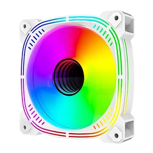Stille PC-Fan-Gaming-Prisma, Argb-Fan, PWM 800-1600 U / min, 5V, 3Pin, 120 mm, 2 PCs, 3PCS 8 Hauptverkaufskabinettsbüro mit 3 Fans - №1
