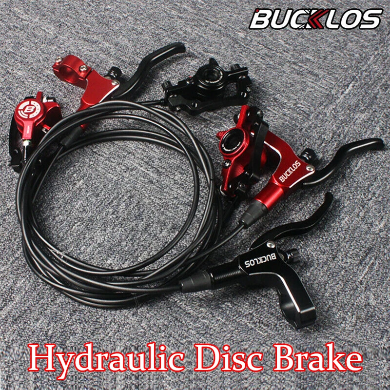 MTB Road Bike Hydraulic Disc Brake Calipers Front Rear 800/1500mm Mountain bike Kit Bicycle Oil Pressure Disc Brake Set MT200