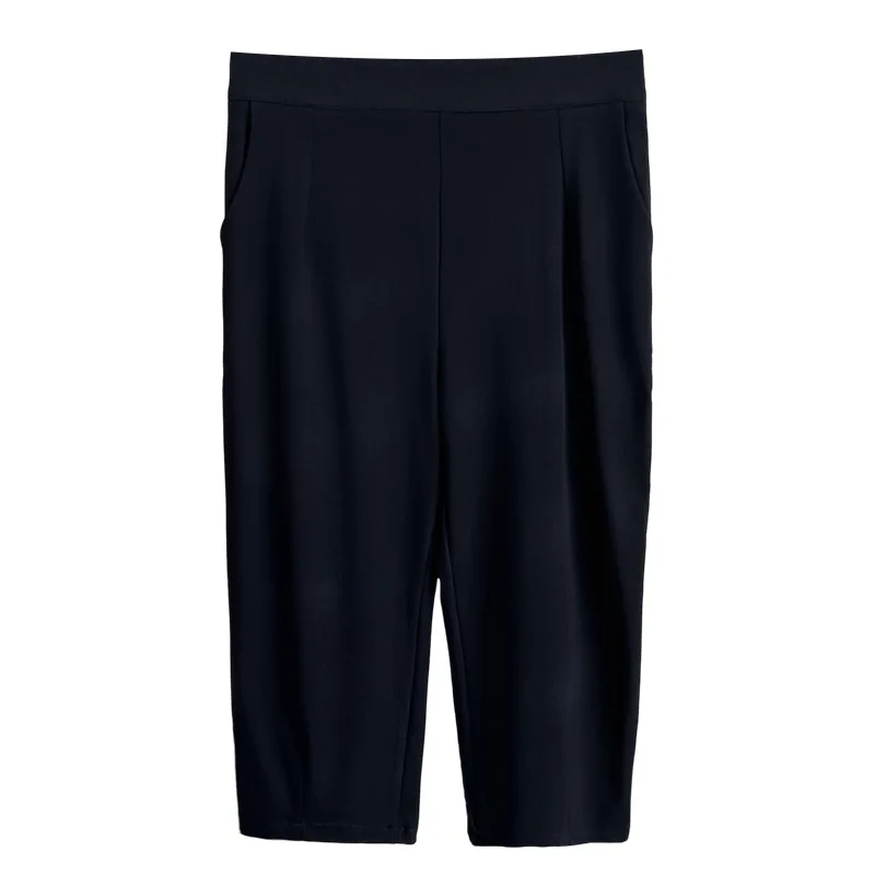 

Summer Capri Pants New Style 100KG Casual Thin Harem Pants Plus Size For Women 633