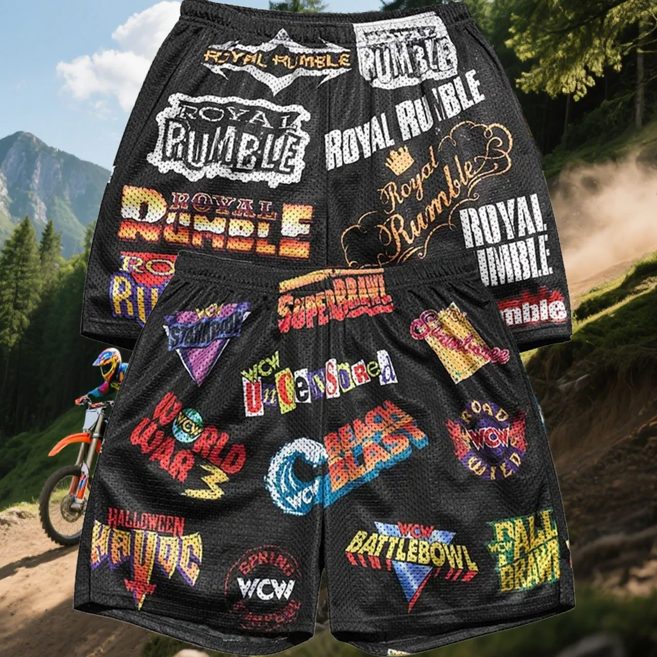 

New Men/women Boxing Training Outdoor Jogging Off-road Motorcycle Shorts Sport Mesh Quick Drying Shorts Comfortable Beach Shorts