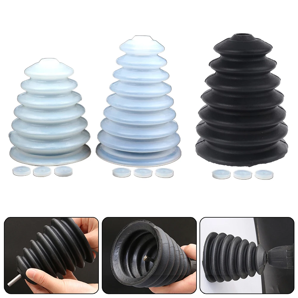 Tampone in gomma Copertura antipolvere Trapano Trapano elettrico antipolvere Parti di utensili per martello elettrico Custodia per trapano elettrico nero/bianco