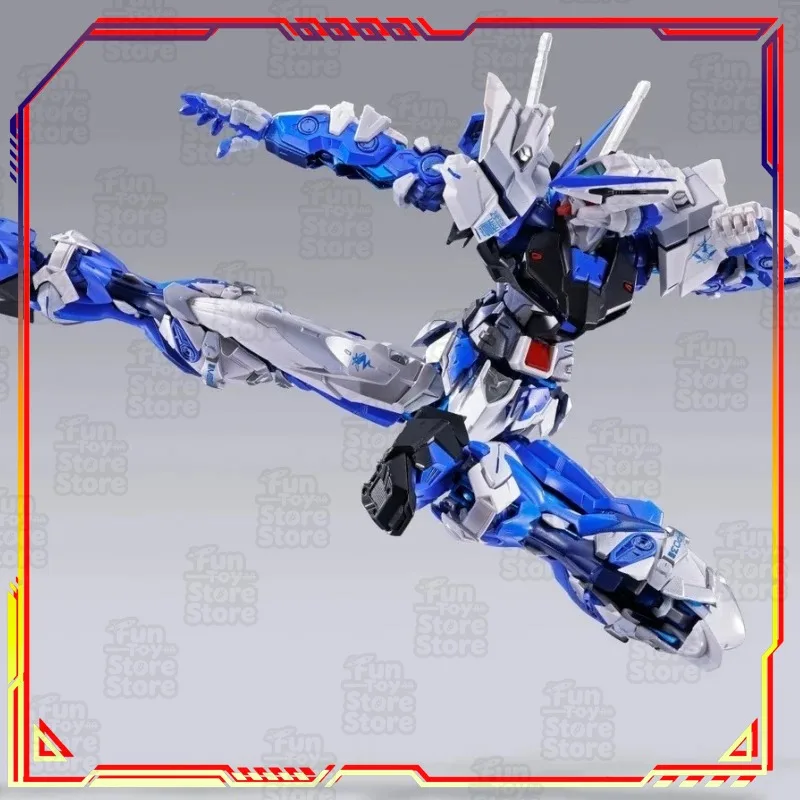 BANDAI METAL BUILD MBF-P03 Gundam Astray Blue Frame Anime Figure Assembly Model Kit Collectible Toy Ornament Official