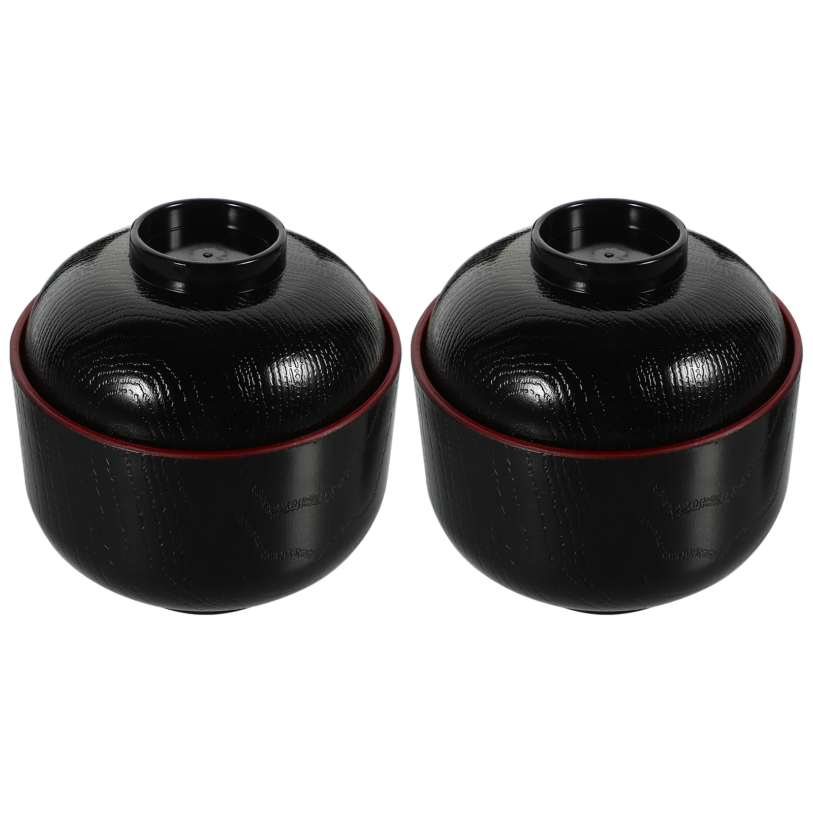 

2Pcs Japanese Style Small Bowl Miso Soup Rice Salad Appetizer Easy Clean Dishwasher Safe Textured Grip Hold Small Bowl