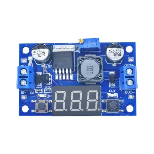 1 pièces de haute qualité 2A réglable DCDC LM2596 entrée 4-40V sortie 1.25-37V DC-DC Module de régulateur d'alimentation abaisseur