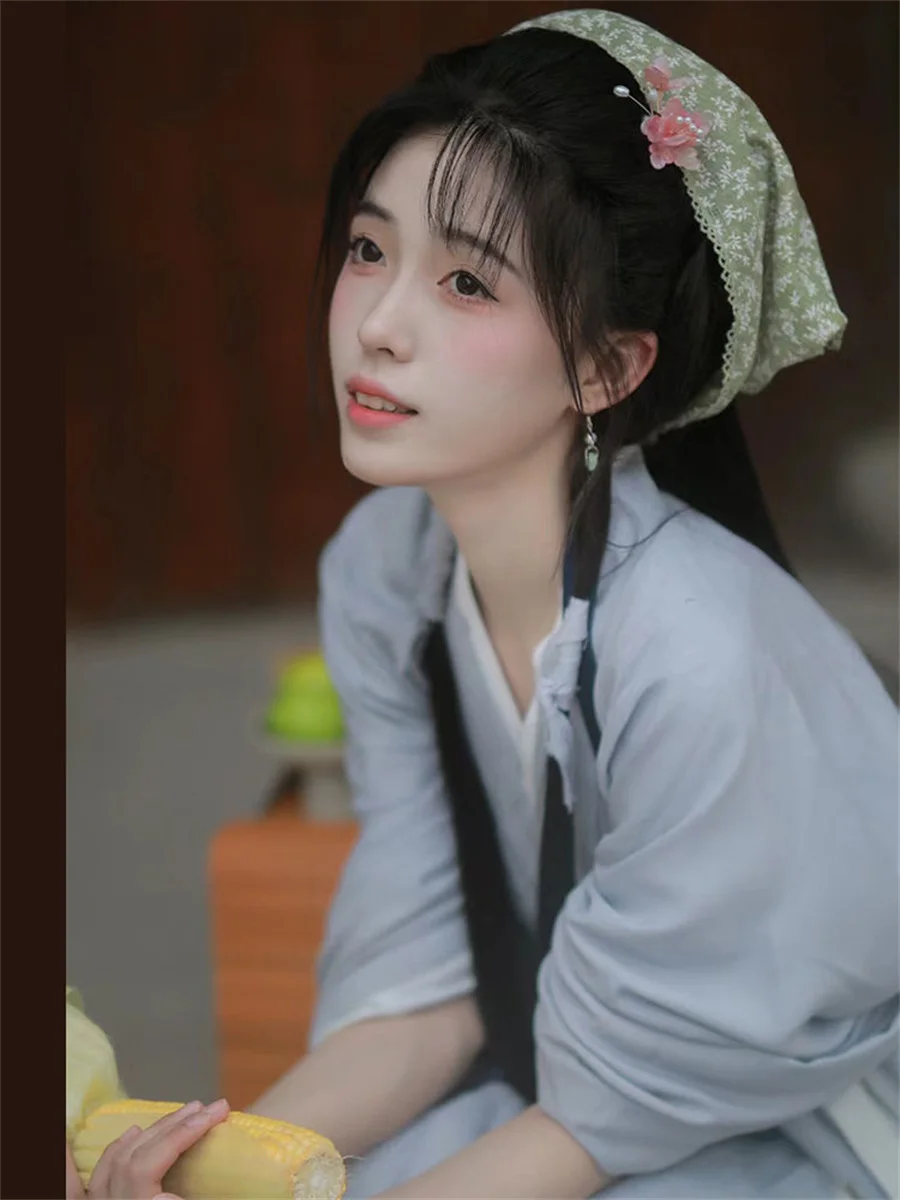 

Hanfu Dress Women Chinese Traditional Vintage Hanfu Halloween Carnival Cosplay Costume Hanfu Gown+Long Coat 2pcs Sets Plus Size