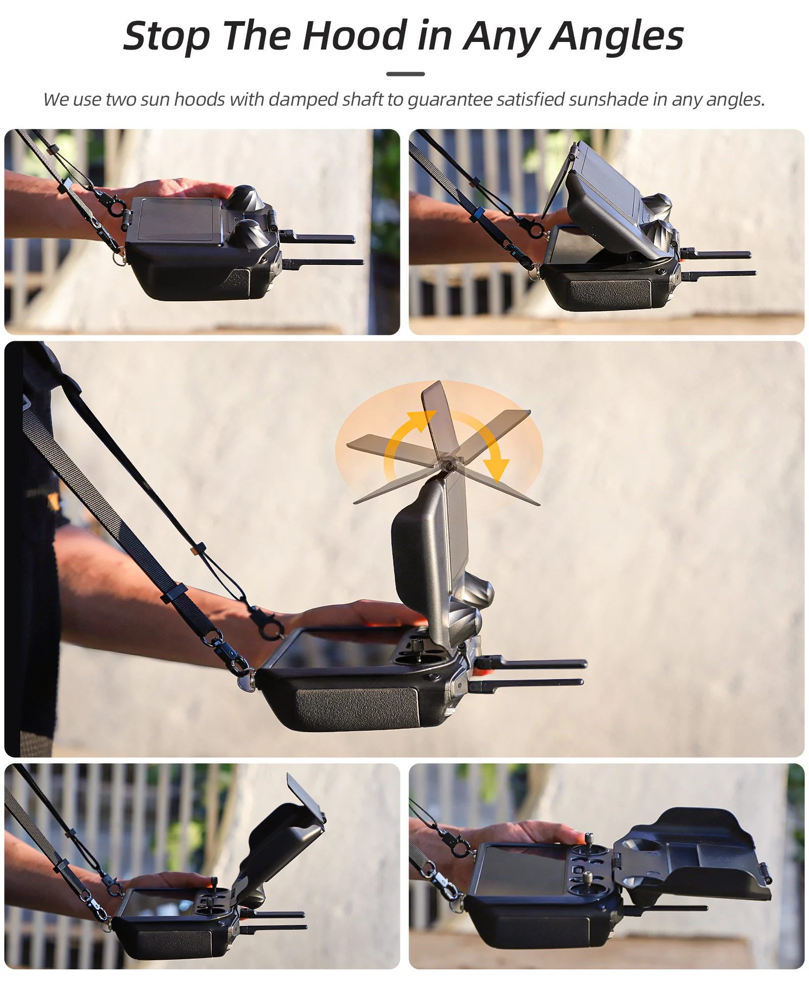 مظلة DJI PRO لـ Mavic 3 Pro/Mini 3 Pro/Air 2S/Mavic 3 ظلة مع لوحة ثانوية 2 في 1 ملحقات الغطاء الواقي