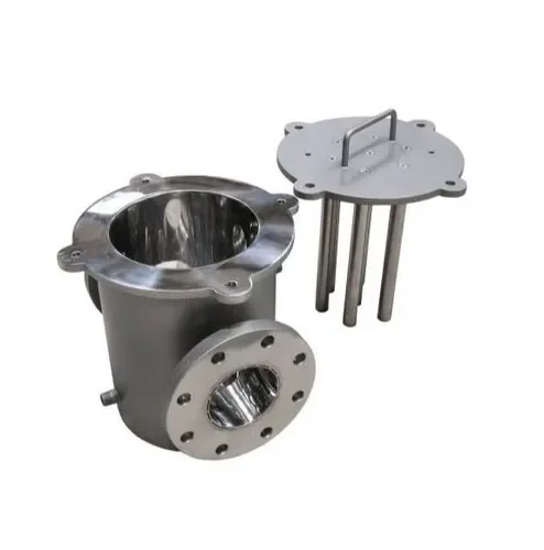 Strong Magnet Clamp Magnetic Strainers Flanged Grate Bar Separator Oil Food Grade 304 316 Filter Liquid Magnetic Hopper Trap