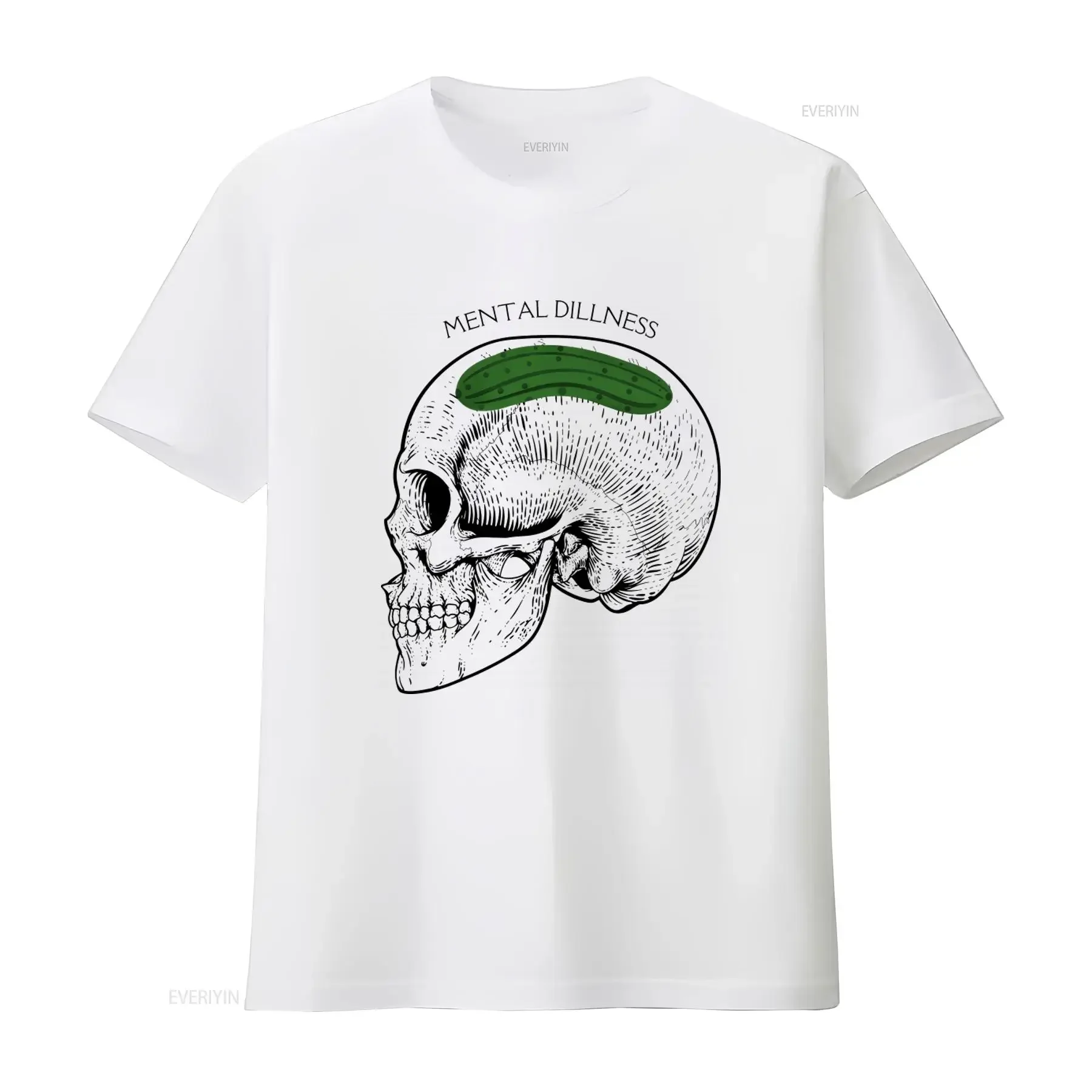 Mental Dillness T Shirt Funny Pickle Lover Friend Fan Cool Design vintage Washed Comfortable Breathable streetwear Stylish