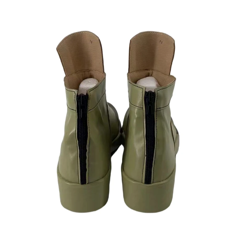 لعبة مكتبة روينا كارمن تأثيري أحذية الجيش الأخضر أحذية النساء الرجال مخصصة هالوين حفلة كرنفال لعب الأدوار الأحذية #5