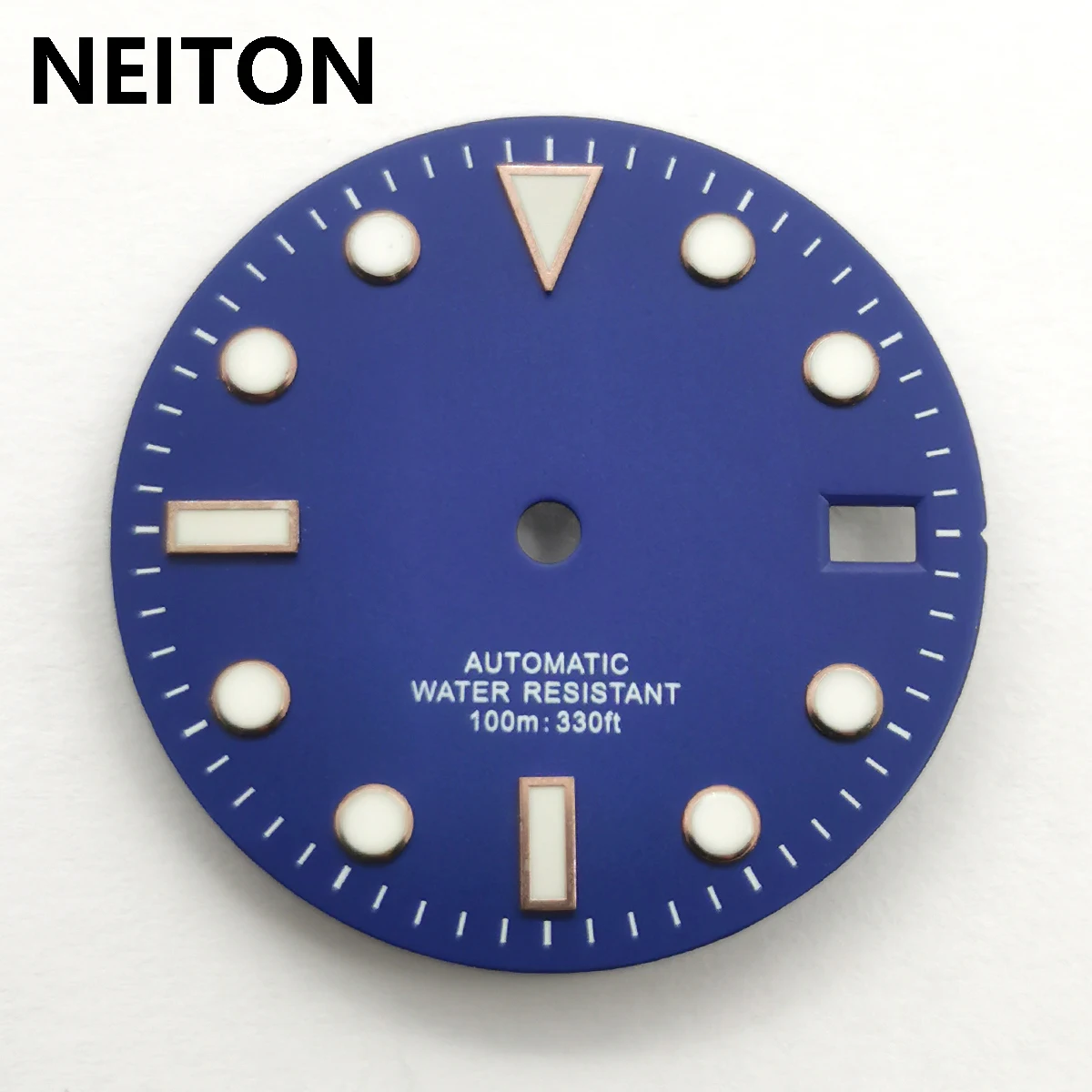 NEITON 28.5mm blue luminous dial fit NH35 Miyota 8205 8215 821A ETA 2836 2824 Mingzhu DG2813 3804 movement