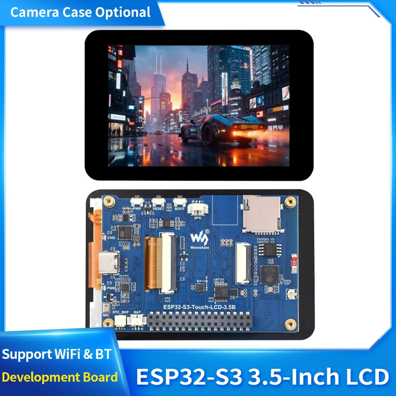 

ESP32-S3 3.5 Inch Touch Display Development Board 32-Bit LX7 Dual-Core Processor IPS LCD Support WiFi BT 5 DeepSeek XiaoZhi AI