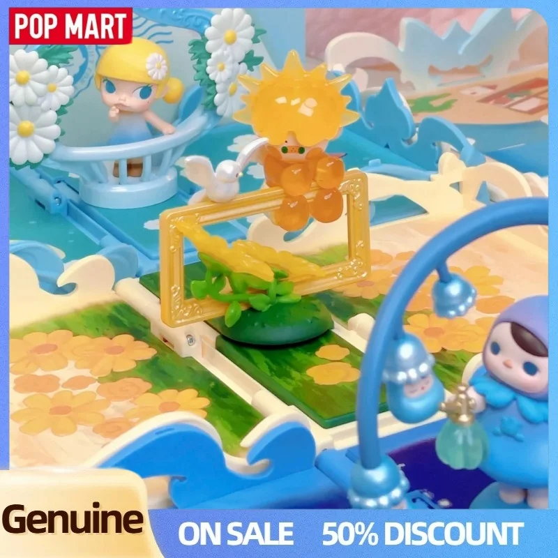 Authenti Pop Mart Gift For You Greeting Card Series Blind Box Kawaii Desk Decor Collectible Mystery Box Toy Kids Christmas Gifts