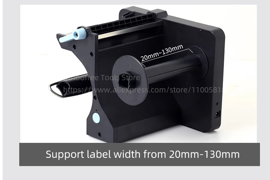 Auto Label Dispenser Device Fully Automatic Label Stripping Machine Label Printer Dispenser Sticker Separating Machine