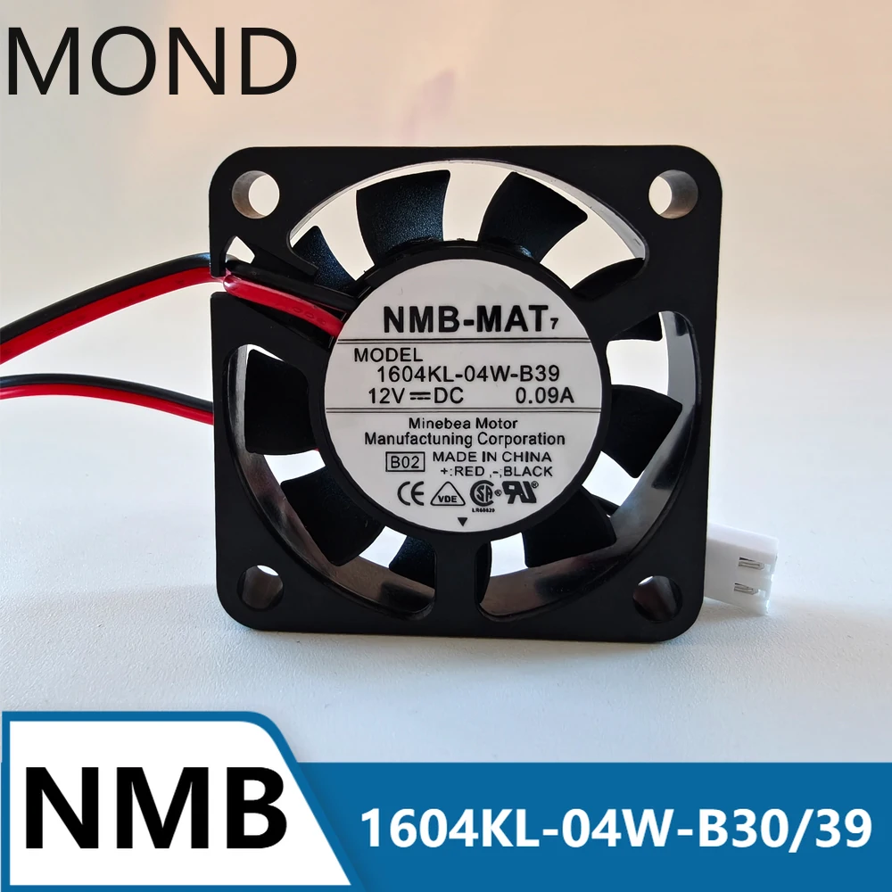 1604KL-04W-B30 1604KL-04W-B39 Server Fan for NMB NMB-MAT High Air Flow Axial Power Inverter Cooling Fan Yaskawa 4cm 12V 0.09A