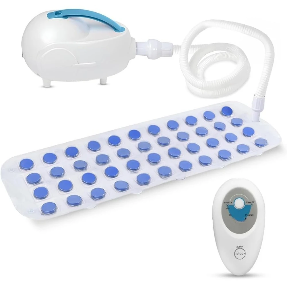 

НОВЫЙ коврик для ванной с пузырьками, коврик для ванны с воздушным массажем и дистанционным управлением, водонепроницаемый, нескользящий, регулируемая интенсивность пузыря, 47x14,2 дюйма