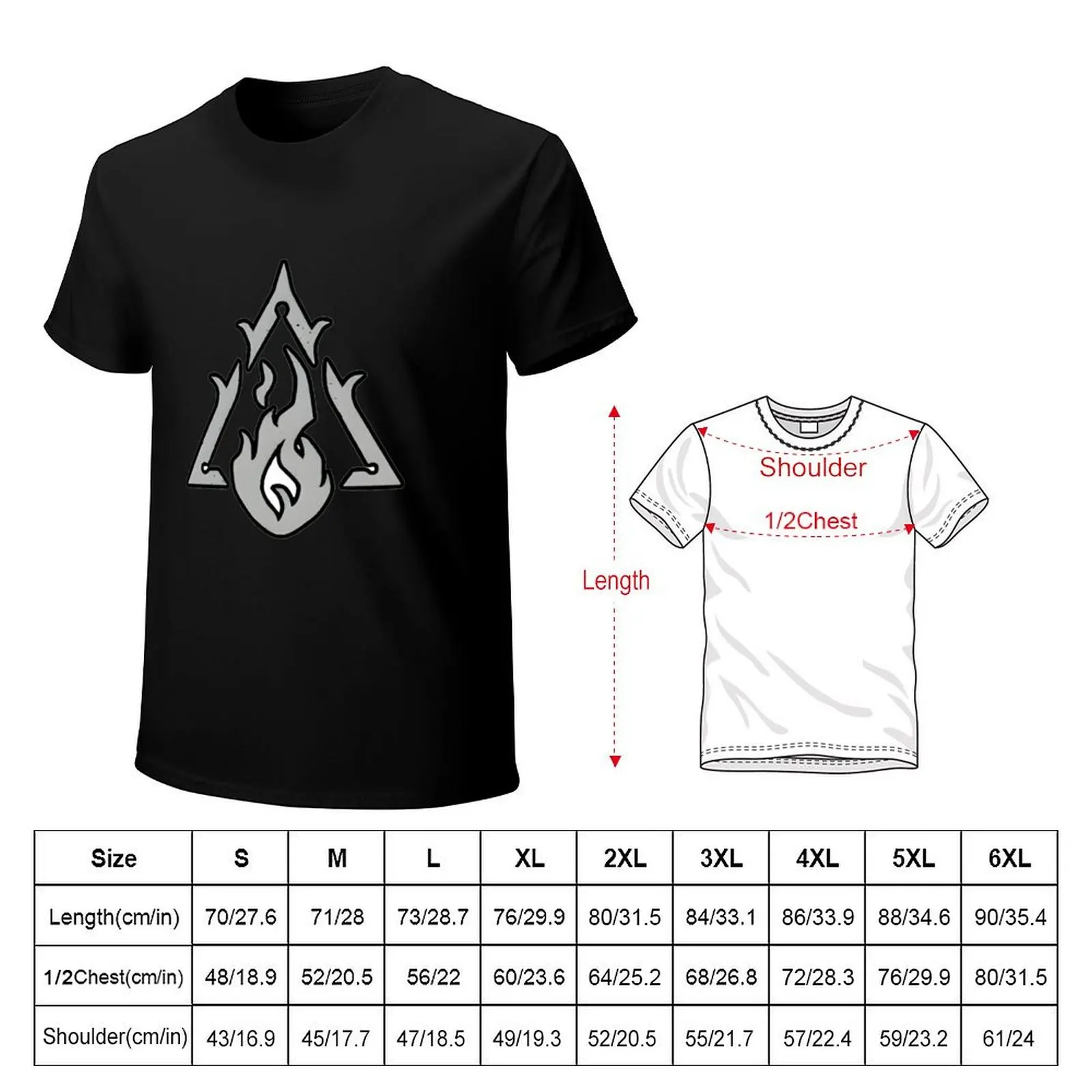 D4 Sorcerer T-Shirt Relaxed Casual Short Sleeve Tee