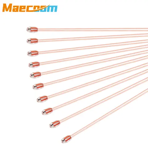 10/20/50pcs 3D Printer 100K Ohm NTC 3950 1% Thermistors 1.8mm Temperature Sensorfor 3D Printer Reprap Mend