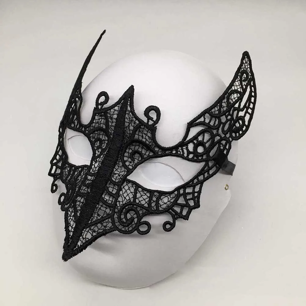 

2Pcs Black Lace Eye Mask Elegant Masquerade Party Mask for Women Dancing Carnival Cosplay Masquerade Party Accessories
