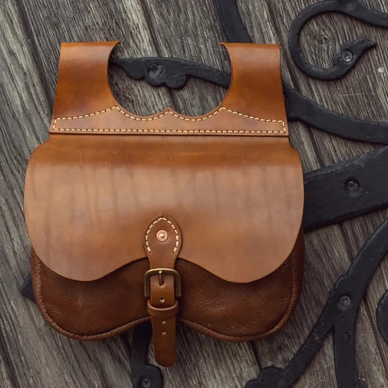 جديد فايكنغ على غرار القرون الوسطى حزام مرفق الهاتف المحفظة خمر الخصر حقيبة 13x17 سنتيمتر الدعائم الطرف #2