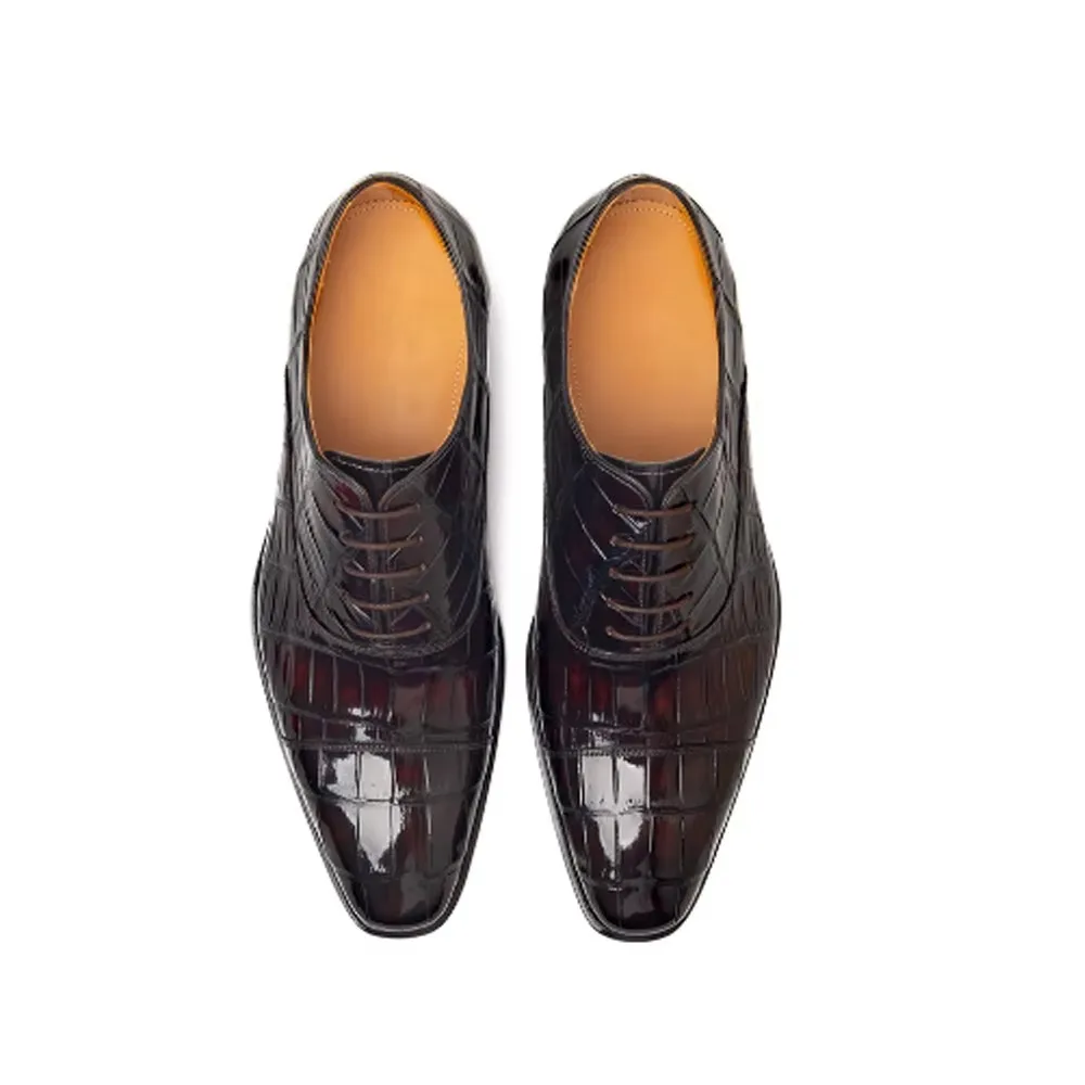 KEXIMA men crocodile shoes male formal shoes