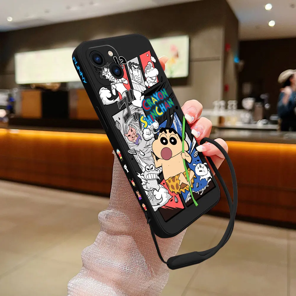 Anime Slam Dunk Phone Case For OPPO Reno 3 4 8 8T 8Z 7 7Z 6 5 F19 F9 Pro 4G 5G Liquid Soft Silicone Cover With Hand Strap