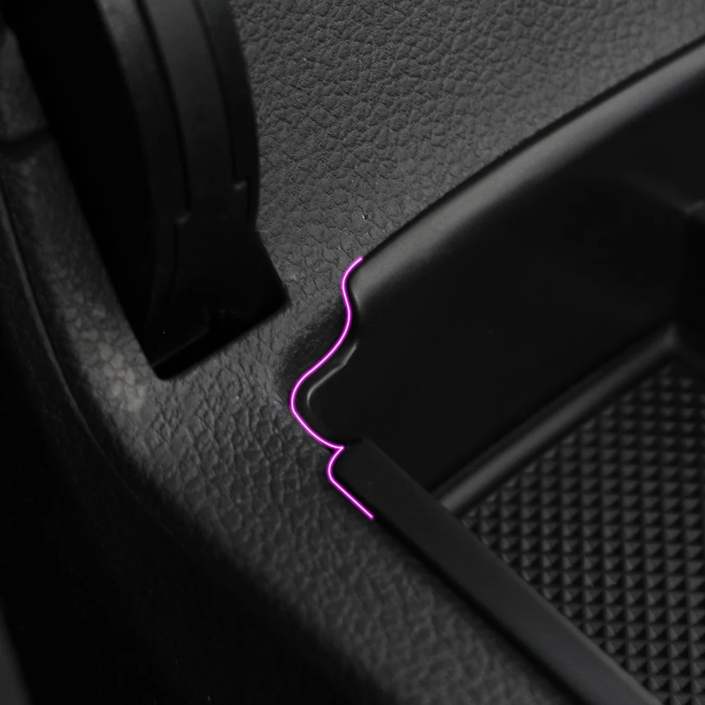 Auto Mittelarmlehne Aufbewahrungsbox Container Halter Tablett für Volkswagen VW Golf 7 Mk7 VII 5G GT I R 2013-2019 Organizer Zubehör – Detail 3