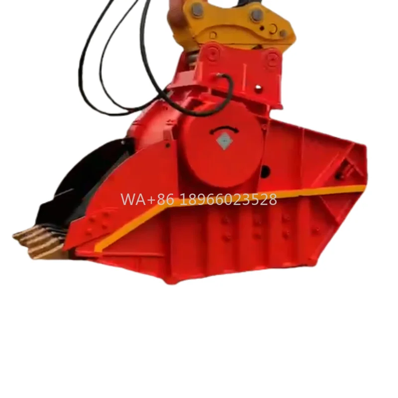 

Attachments Stone Jaw Crusher Bucket for Excavator Rock Skid Steer Bucket Concrete Hydraulic Excavator Crusher Bucket