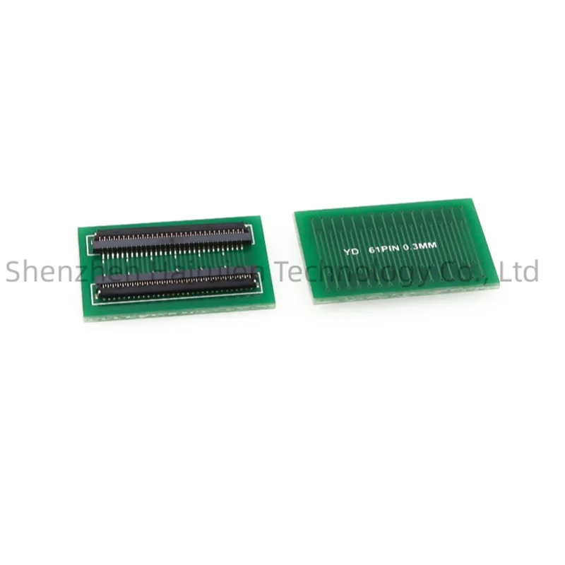 0.3mm spacing flip down connector FPC flat flexible ribbon cable LCD screen adapter extension board 23/5-61P
